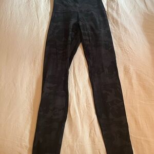 lululemon athletica Black Camo Leggings